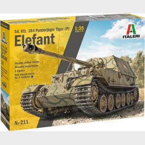 Italeri - Sd.kfz.184 Panzerjger Tiger Elefant - 1:35 - 0211
