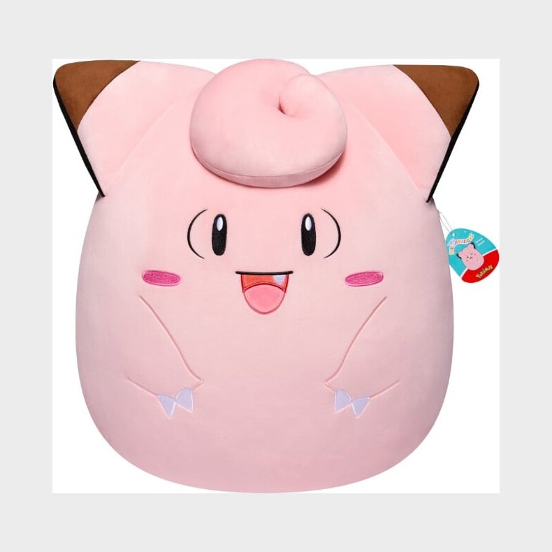 Squishmallows Bamse - Pokmon - Clefairy - 25 Cm