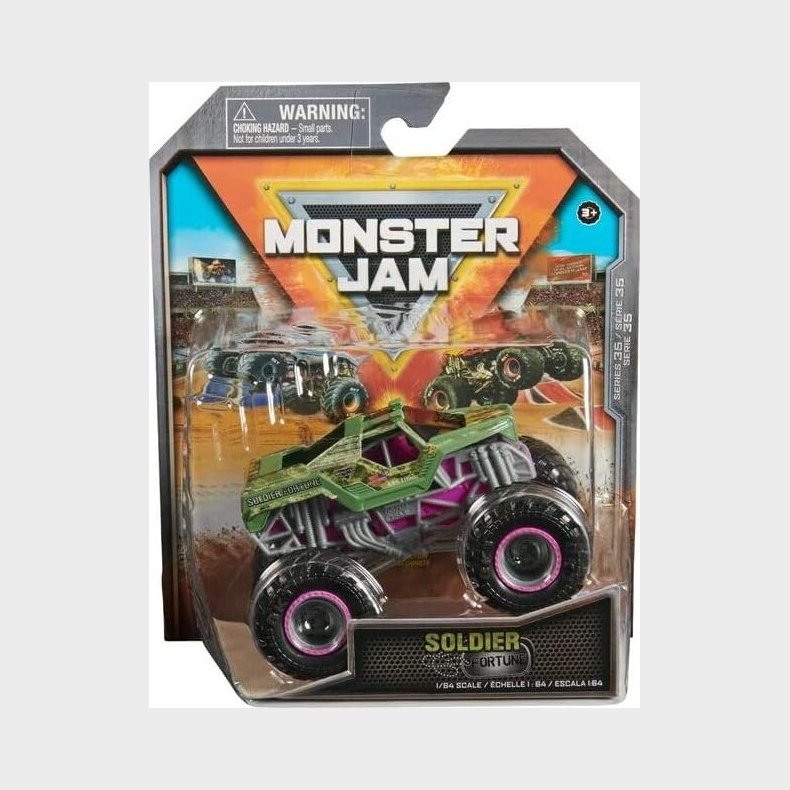 Monster Jam - Monster Truck Bil - 1:64 - Soldier