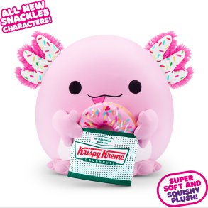 Snackles Bamse - Krispy Kreme Axolotl Abbie - Series 2 - 35 Cm