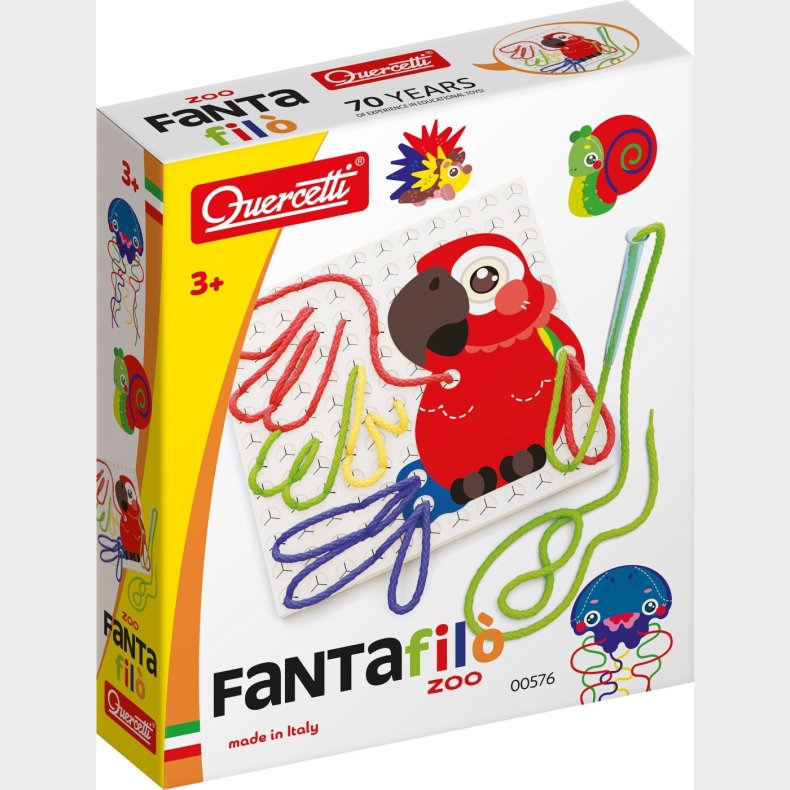Quercetti - Fantafil Zoo - Kreativ Leg Med Trd