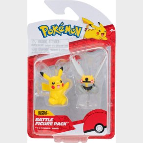 Pokmon Battle Figurer - Ninjask Og Pikachu - 2-pak