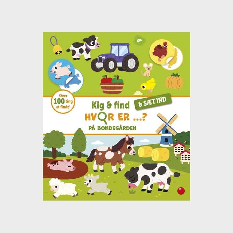 Kig & Find - & S�t Ind: Hvor Er ...? P� Bondeg�rden - Diverse - Bog