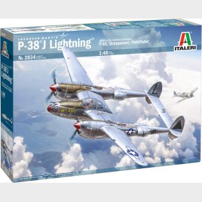 Italeri - P-38 J Lightning Modelfly Byggest - 1:48 - 2834