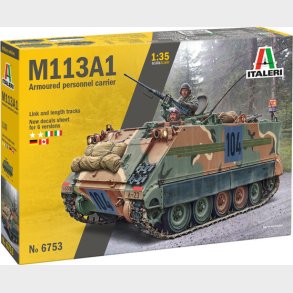 Italeri - M-113a1 Model Tank Byggest - 1:35  6753