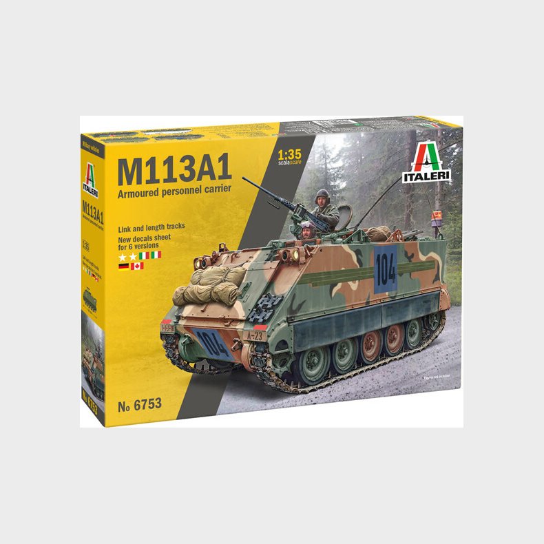Italeri - M-113a1 Model Tank Byggest - 1:35  6753