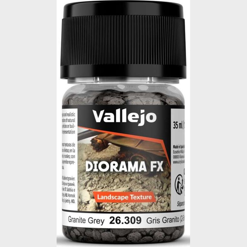 Diorama Fx Granite Grey 2-5mm, 35ml - 26309 - Vallejo