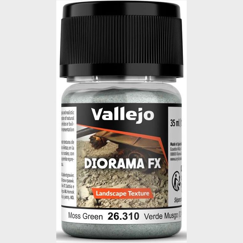 Diorama Fx Moss Green 0,1-1mm, 35ml - 26310 - Vallejo