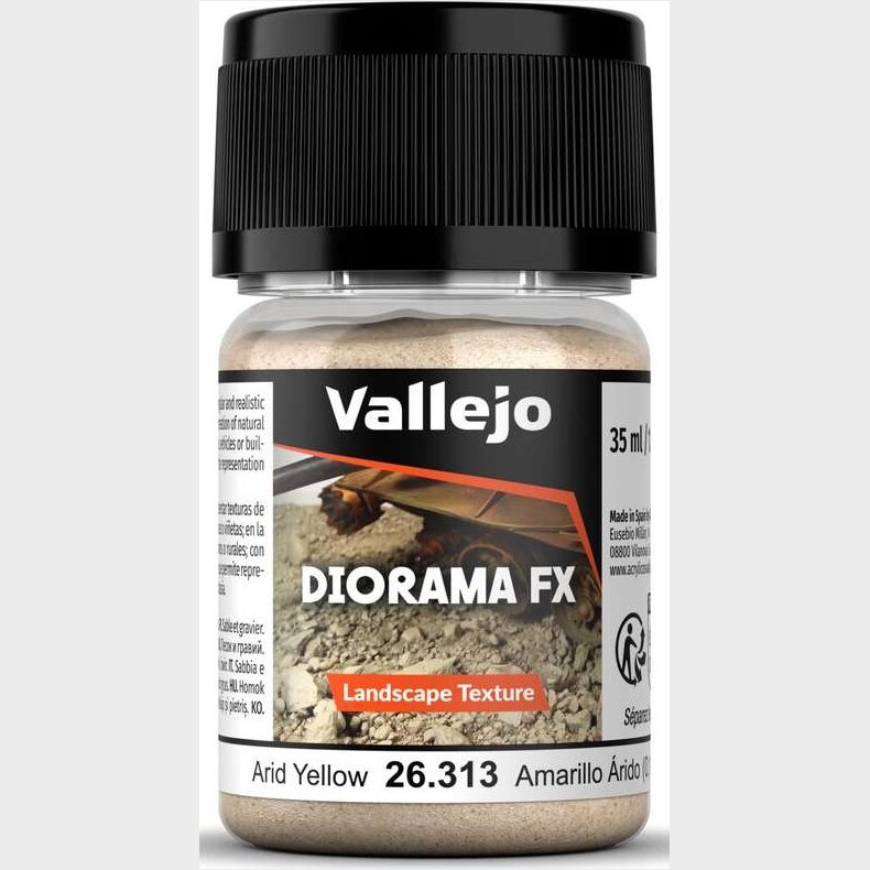 Diorama Fx Arid Yellow 0,1-0,6mm, 35ml - 26313 - Vallejo