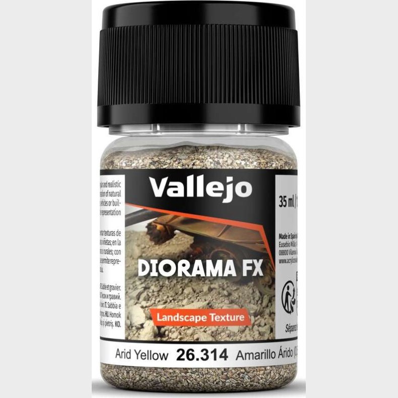 Diorama Fx Arid Yellow 0,5-2mm, 35ml - 26314 - Vallejo