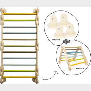 Klatretrekant Og Vgribbe Til Brn - Inkl. Beslag - Small Foot