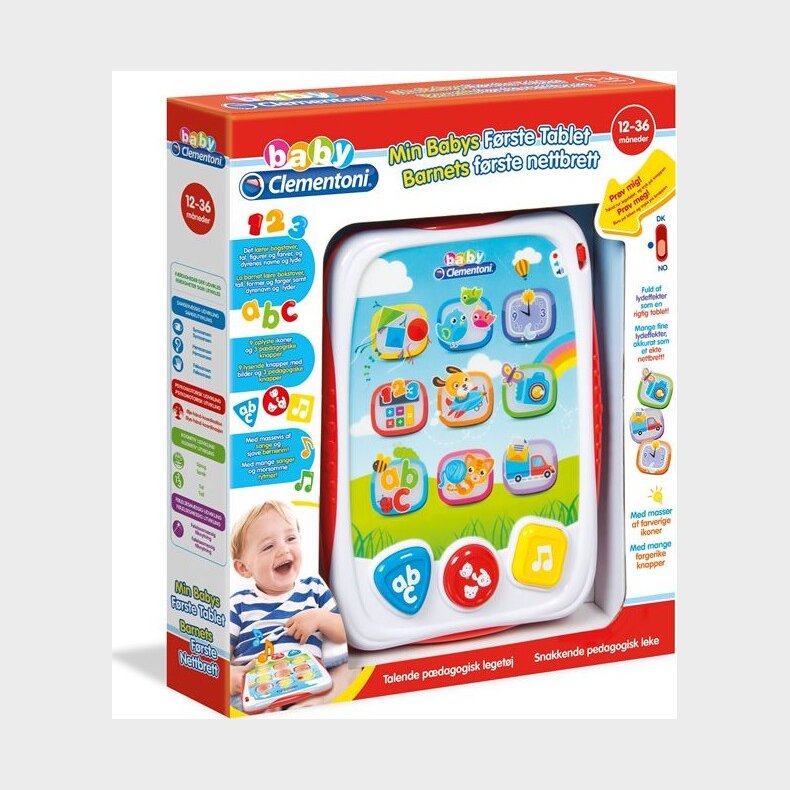 My First Tablet - Baby Clementoni - Dansk Og Norsk
