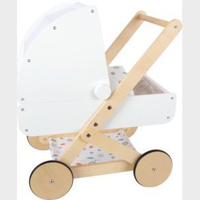 Dukkevogn I Tr - Hvid - Small Foot