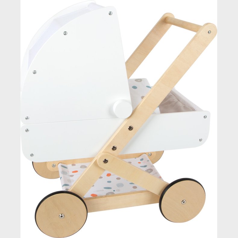 Dukkevogn I Tr - Hvid - Small Foot