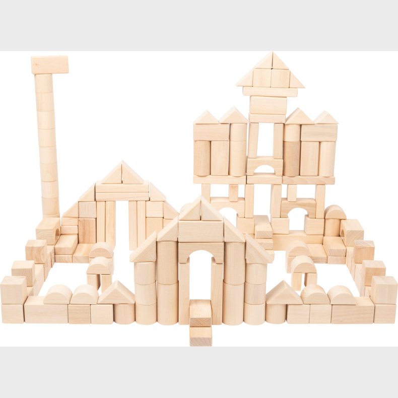 Byggeklodser I Tr - Natur - 200 Klodser - Small Foot