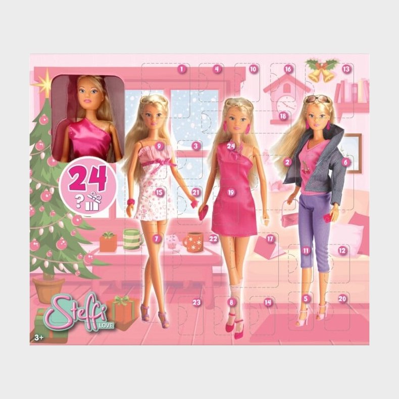 Steffi Love - Julekalender Med Dukke Tilbehr