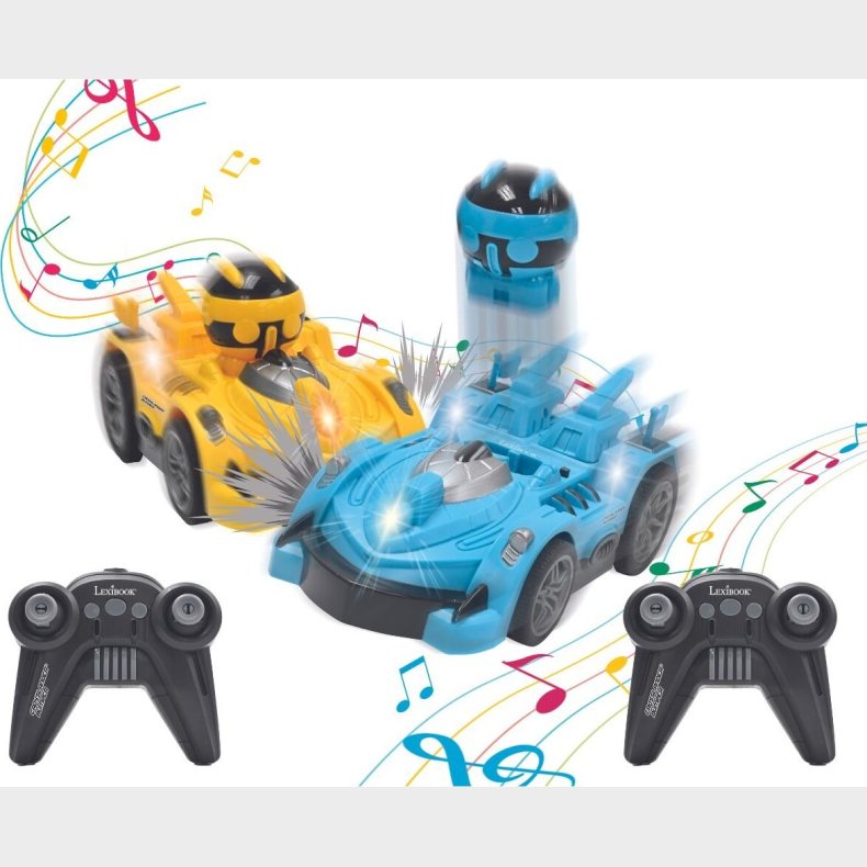 Lexibook - Crosslander Bumper - 2 Kofangerbiler M. 2 Figurer