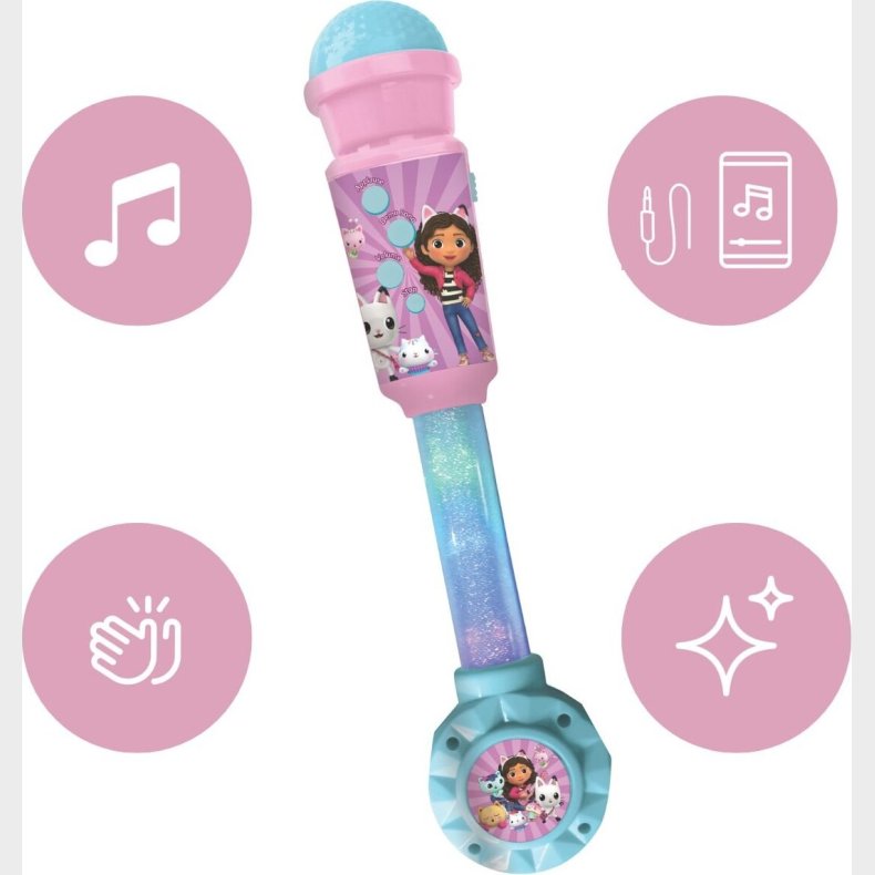 Lexibook - Gabby's Dollhouse Lysmikrofon Med Hjttaler