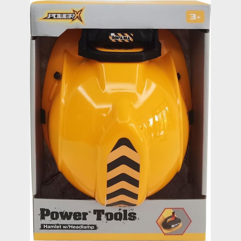 Power X - Entrepenr Hjelm M. Transportable Hovedlygte