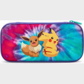 Powera Powera Slim Case For Nintendo Switch - Oled Model, Nintendo Switch, Nintendo Switch Lite - Tie-dye Pikachu & Eevee