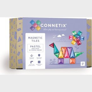 Connetix - Mini Pack Magnetst 32 Dele Pastel - (ct-p-00032-mi)