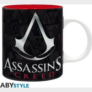 Assassin's Creed - Krus - 320 Ml - Vbenskjold Sort Og Rd - Subli X2