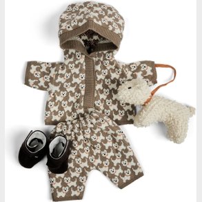 Smallstuff - Dukketj, Trje Med Hunde/ Sko Og Hund - (40010-45)