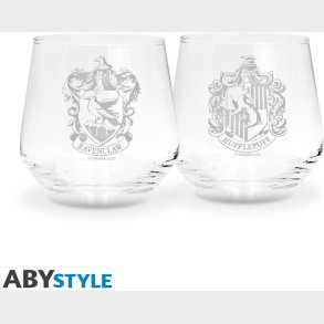 Harry Potter - 2 Glass Set Ravenclaw & Hufflepuff Europe X2