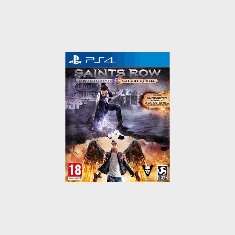 Saints Row Iv Re-elected: Gat Out Of Hell - PS4