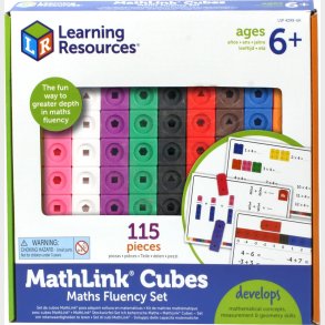 Learning Resources - Mathlink Cubes - Matematik For Begyndere (lsp4299-sca)