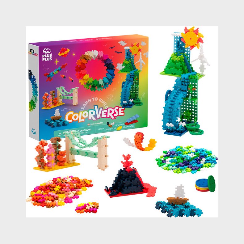 Plus Plus - Learn To Build Colorverse Super Set - (3972)