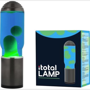 Itotal - Lampe Ada - Mrk Gr Base, Bl Vske Og Grn Voks