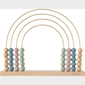 Oyoy Mini - Abacus Rainbow - Brass Plated