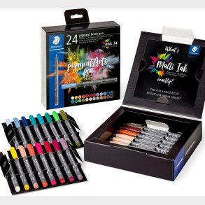 Staedtler - Brush Pen Pigment 24 Stk