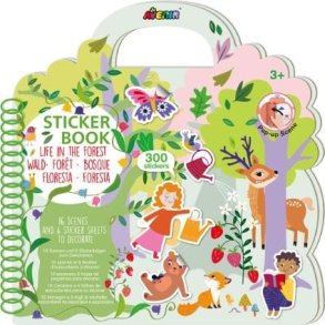 Avenir - Klistermrkebog - Livet I Skoven (58stb230005) - Bog