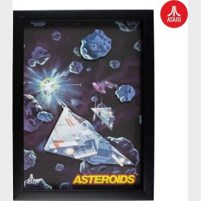 Official Atari 3d Wall Art - Asteroids Collection