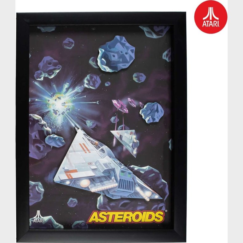 Official Atari 3d Wall Art - Asteroids Collection