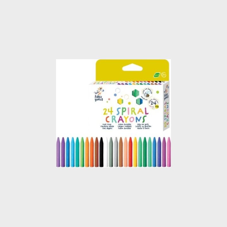 Haku Yoka - Spiralformede Farvekridt - (59cp223079)