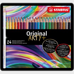 Stabilo - Stabilo Original Farveblyanter - Metalske Med 24 Farver (204204)