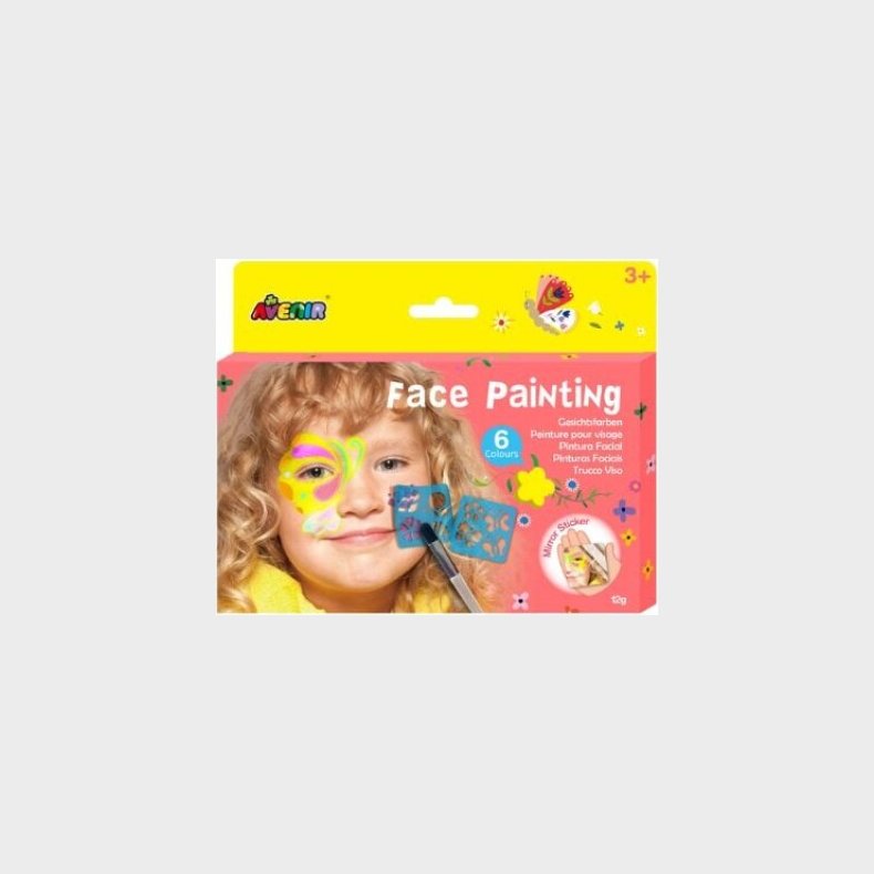 Avenir - Ansigtsmaling Med Skabeloner - (58bts236030)