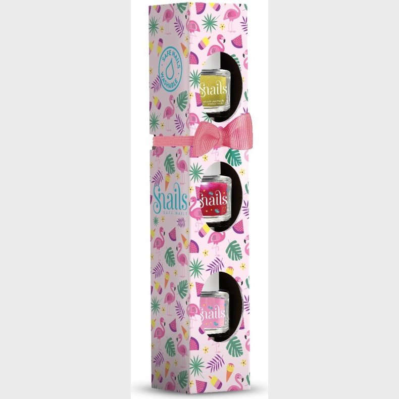 Snails - Mini 3 Pak Neglelak - Flamingo