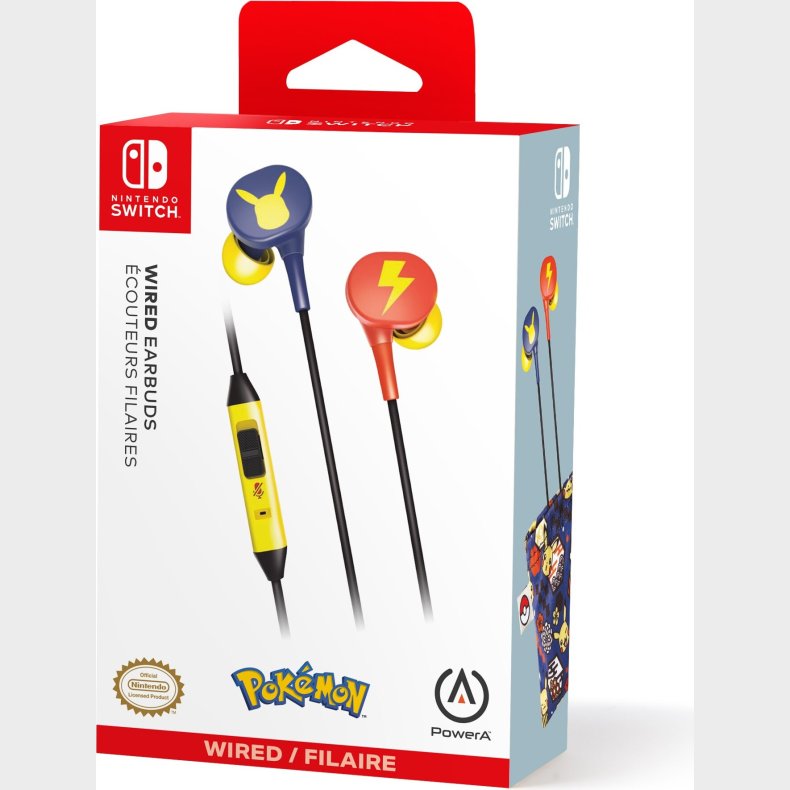 Powera Nsw Wired Earbuds - Pokmon Pikachu Blossom
