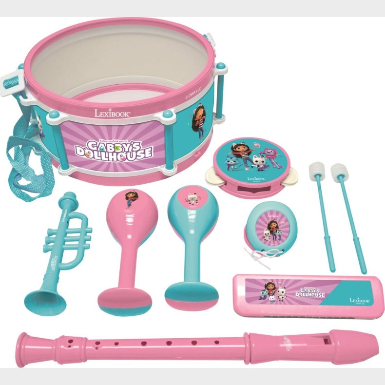 Gabby's Dollhouse - Gabby's Dukkehus Musikst Med 7 Instrumenter