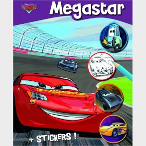 Disney - Megastar Colouringbook - Biler - Bog