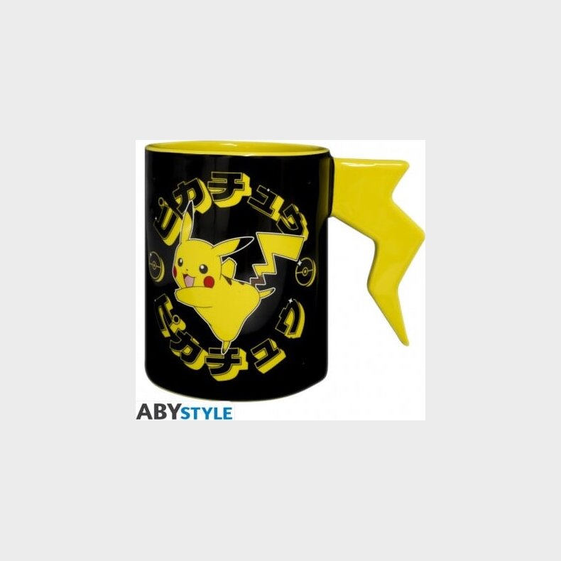 Pokemon - Mug 3d Handle - Pikachu Lightening Bolt