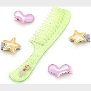 Lucky Doggy - Hair Accessories Green Brush - (ot-lda5006)