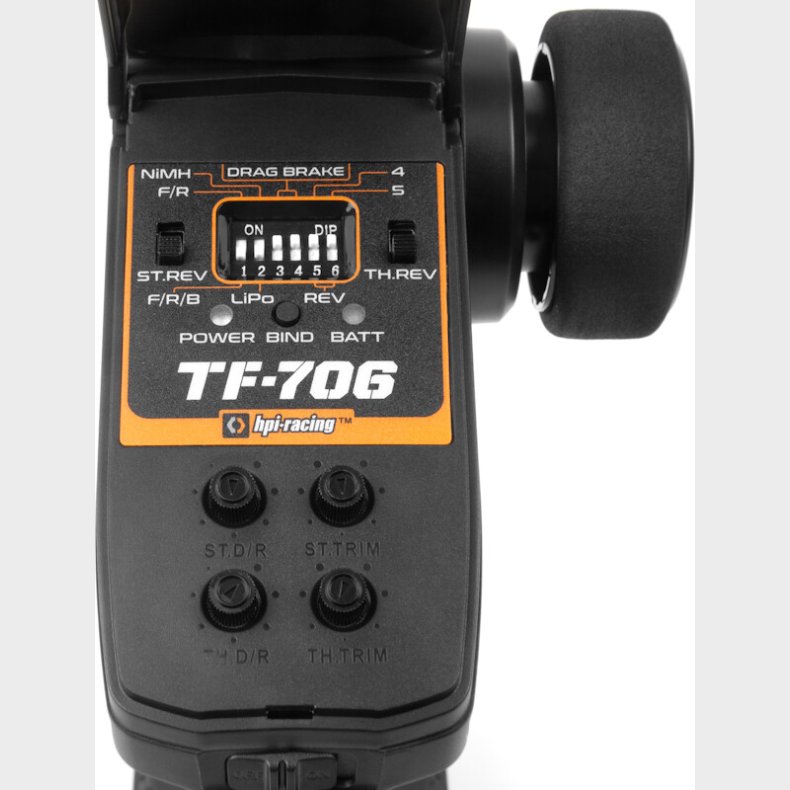 Hpi Tf-706 6ch Transmitter - Hp160830 - Hpi Racing