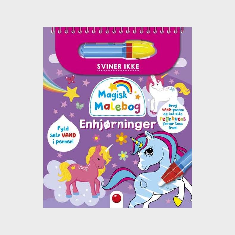 Magisk Malebog: Enhjrninger - Bog