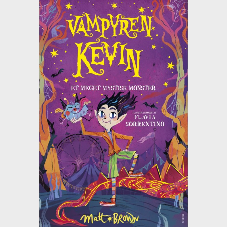 Vampyren Kevin - Et Meget Mystisk Monster - Matt Brown - Bog