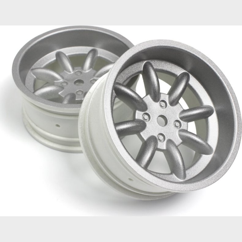 Fs-15 Sport 8 Spoke Wheel Silver 26mm (os 6mm/pr) - Hp160541 - Hpi Racing